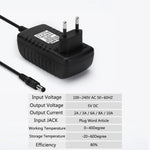 adaptateur secteur ac/dc 5v 2a 3a 6a 8a 10a plug us eu uk led