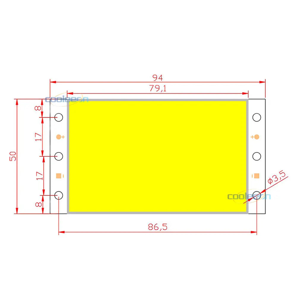 panneau led 12v 15w 1500lm blanc jaune moderne télécommande lumière travail