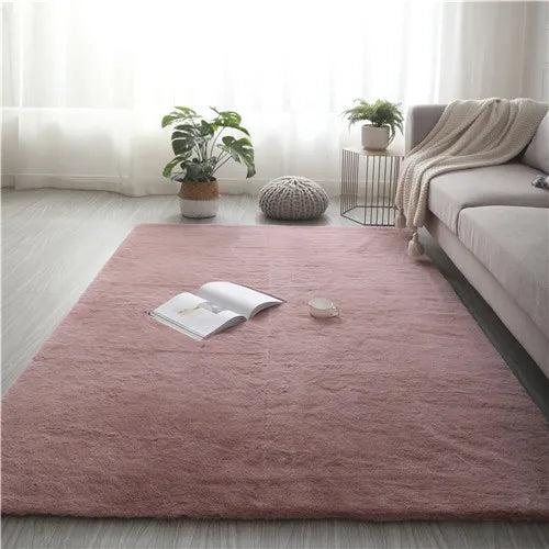 tapis noir velours moelleux moderne salon chambre unicolore polypropylène lavableextérieurintérieur