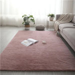 tapis noir velours moelleux moderne salon chambre unicolore polypropylène lavableextérieurintérieur