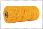corde macramé coton torsadé mm décoration artisanale rustique fait main textile maison