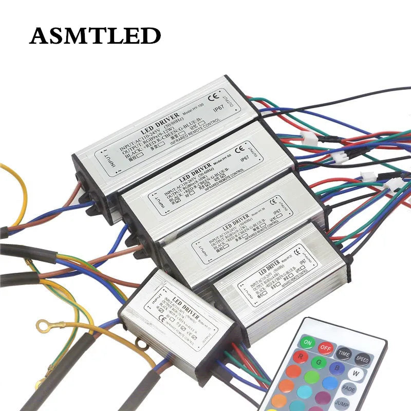 drivers led rgb 10w 20w 30w 50w 100w argenté moderne certification ul vde rohs