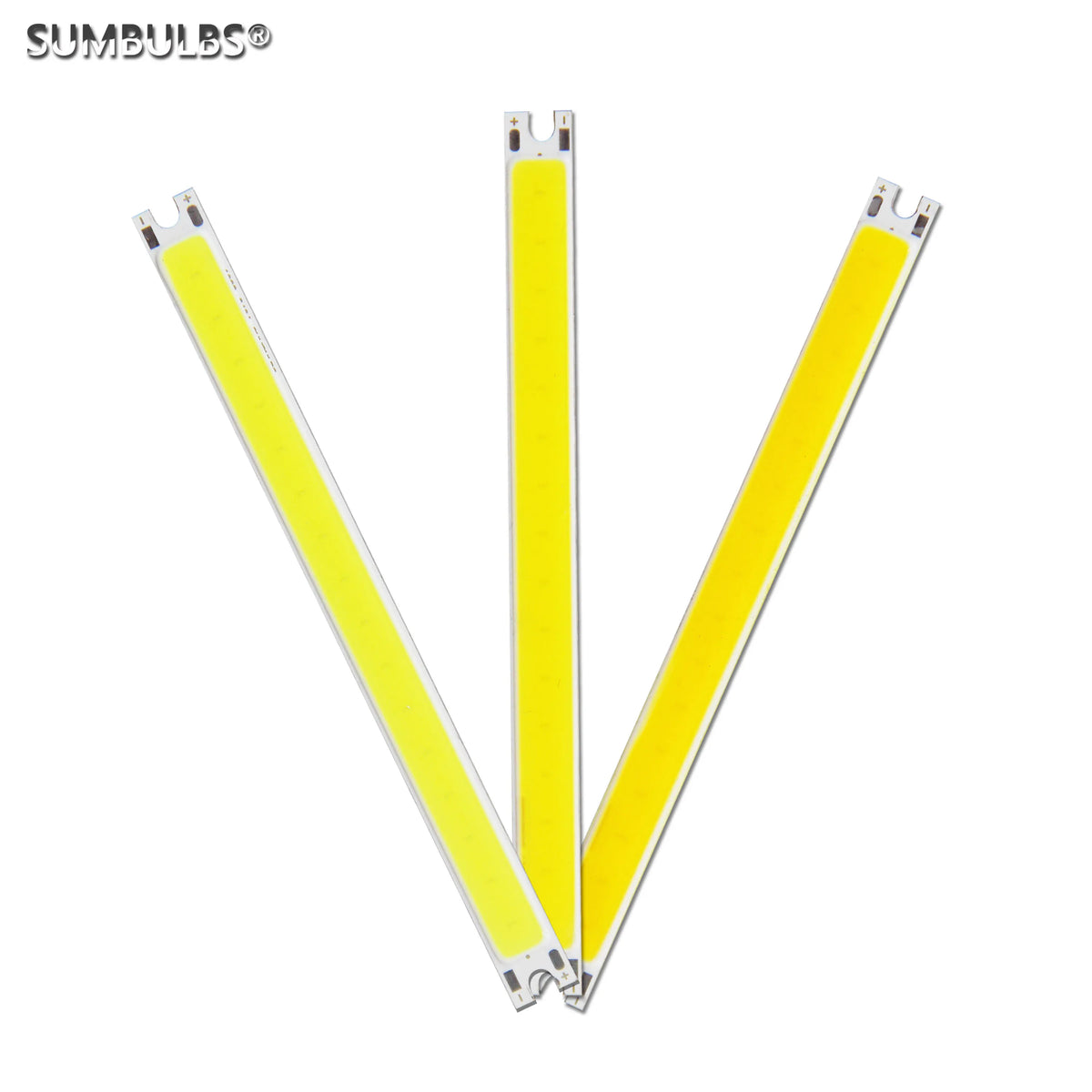 bande led jaune 100mm clips moderne 500lm 12v led uniforme opaquet 20000h