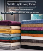 tissu chenille résistant couleurs solides large choix bricolage maison sofa tablecloth thickness epais