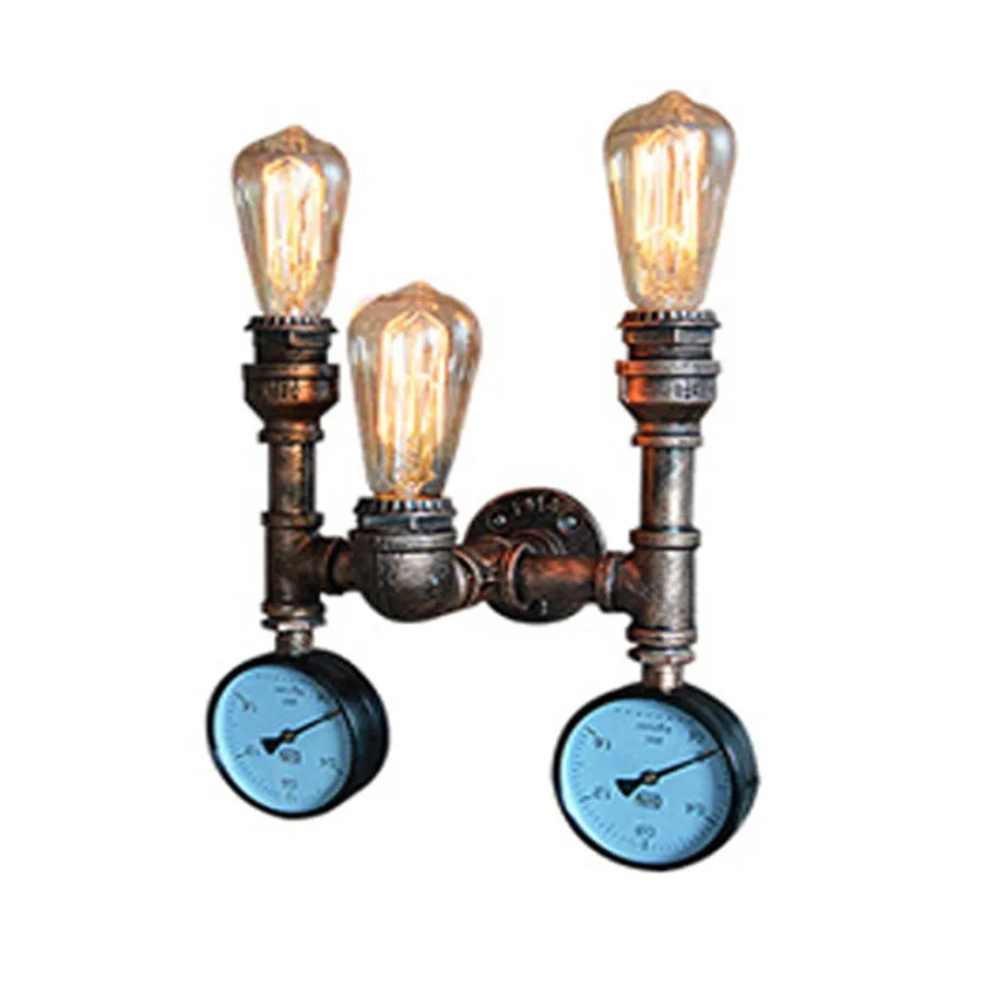 lampe murale industrielle métal vieilli bronze éclairage quotidien chambre salon cuisine étudié entree sdb