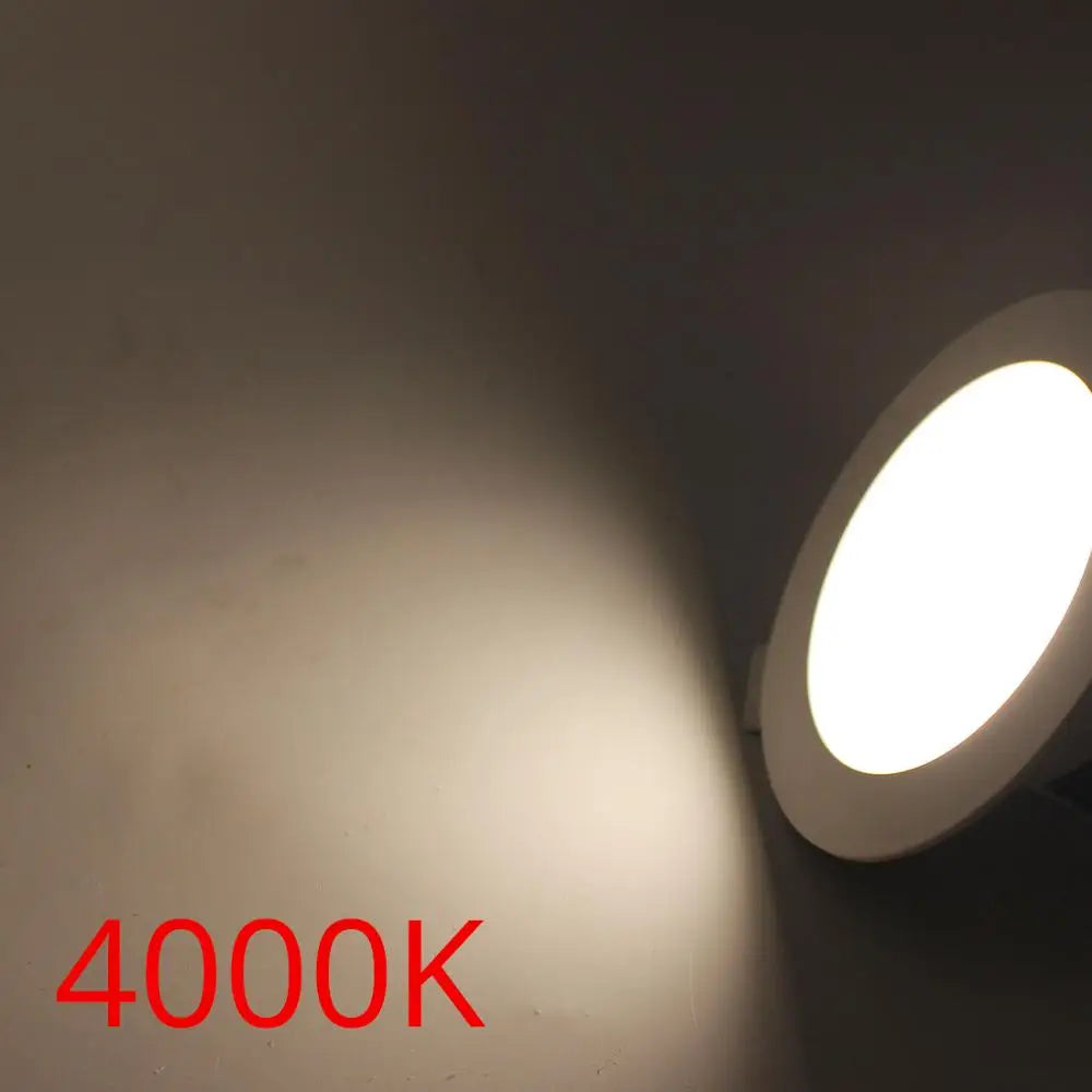 spot led encastré aluminium blanc moderne lumière chaude froide couleurs 7w 9w
