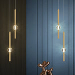 suspension lumineuse moderne or noir cristal led minimaliste contemporain translucent