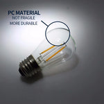 ampoule led filament doré transparente vintage e27 blanc chaud 2700k étanche extérieure jardin