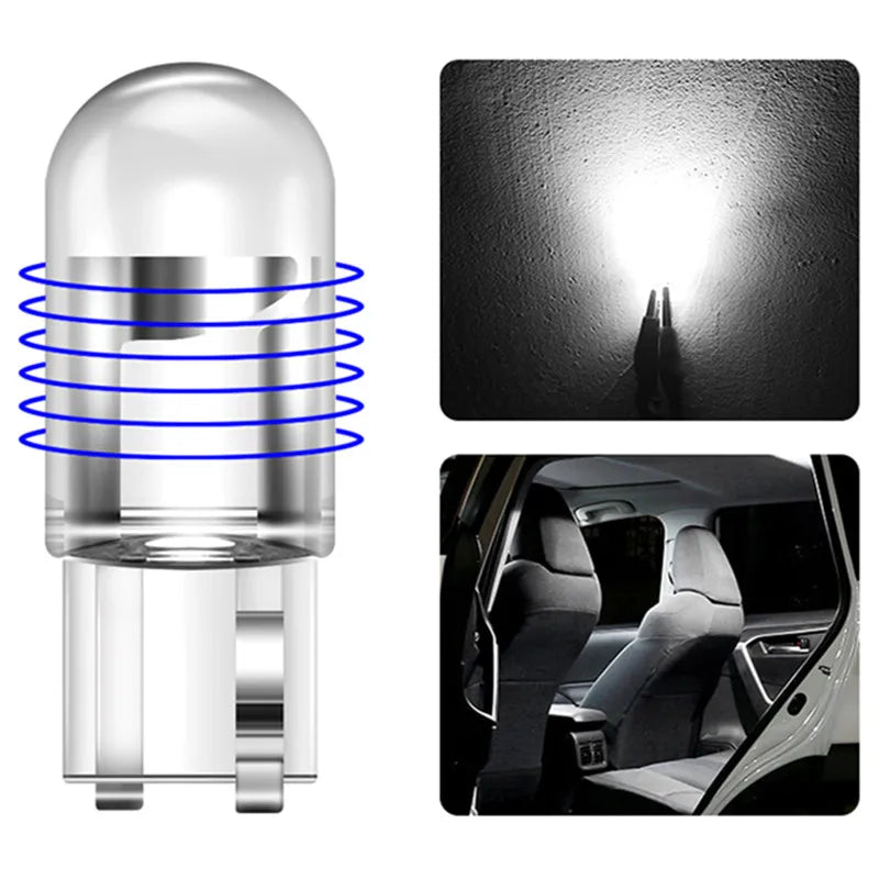 ampoule led transparente ip67 étanche 12v t10 haute qualité cob modernes 200lm 5w
