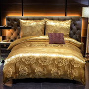 Parure de lit 240x220 cm style nordique en polyester jacquard - Ensemble literie doux et élégant