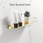 étagère murale or noir moderne étagère cuivre poli or brossé salle bain rangement clips