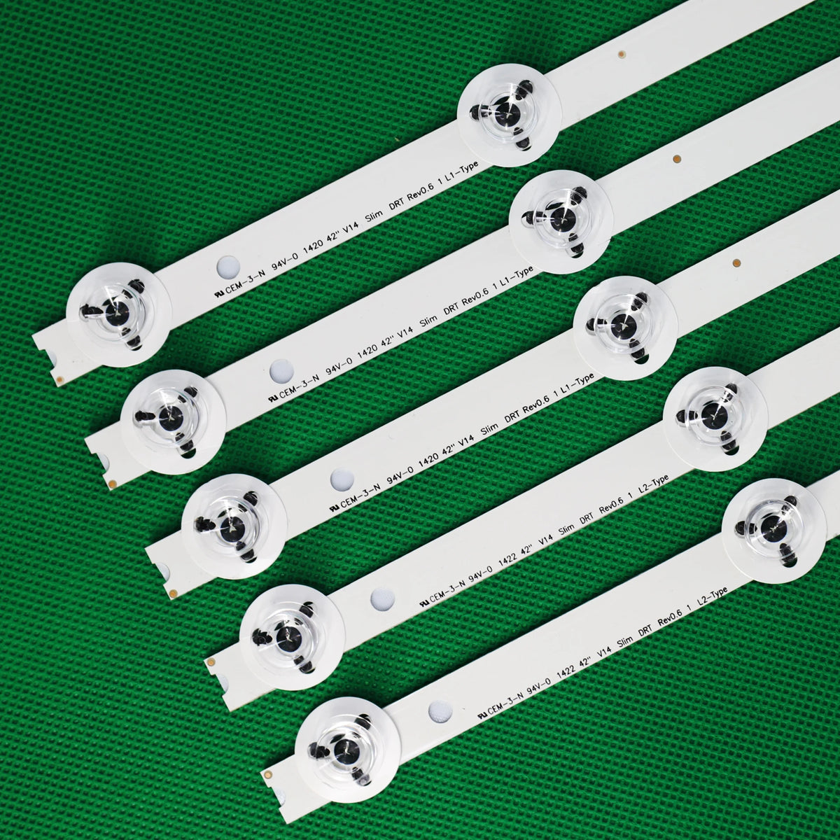 bandes rétroéclairage led blanc téléviseur moderne connecteurs aluminium 42 pouces