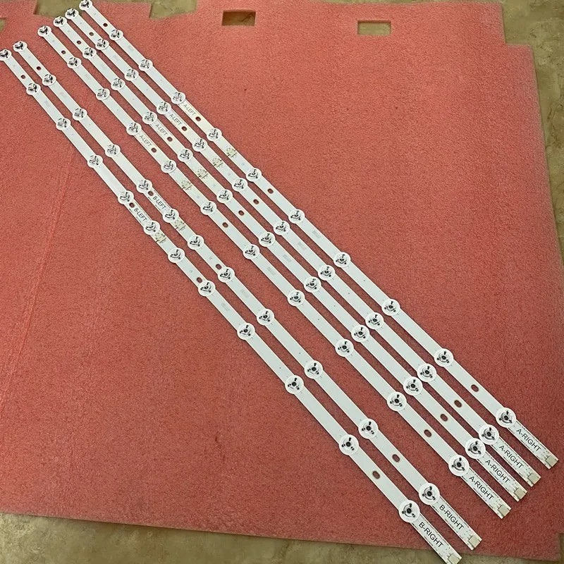 bandes led blanc modernes rétroéclairage aluminium fixations bouton poussoir unique