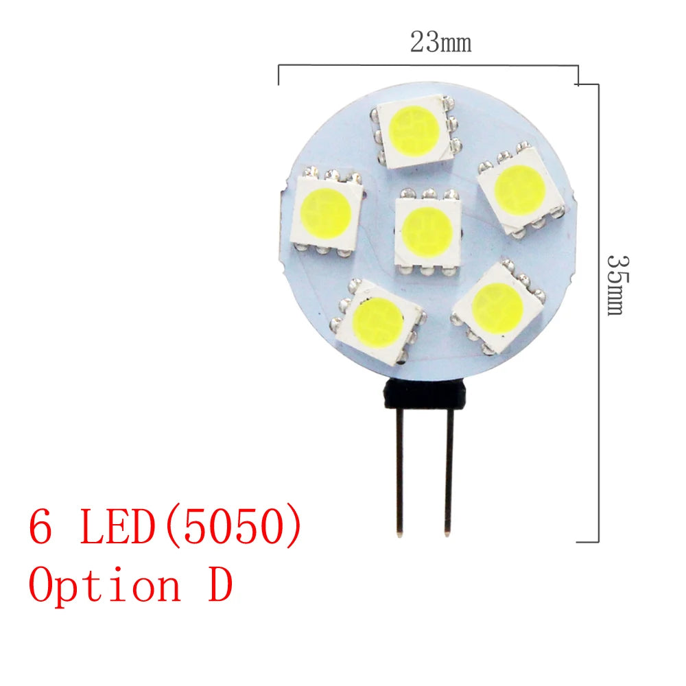 ampoules led g4 blanc chaud 2700k carrés lumineux moderne 24watts 6500k 180deg 20000h