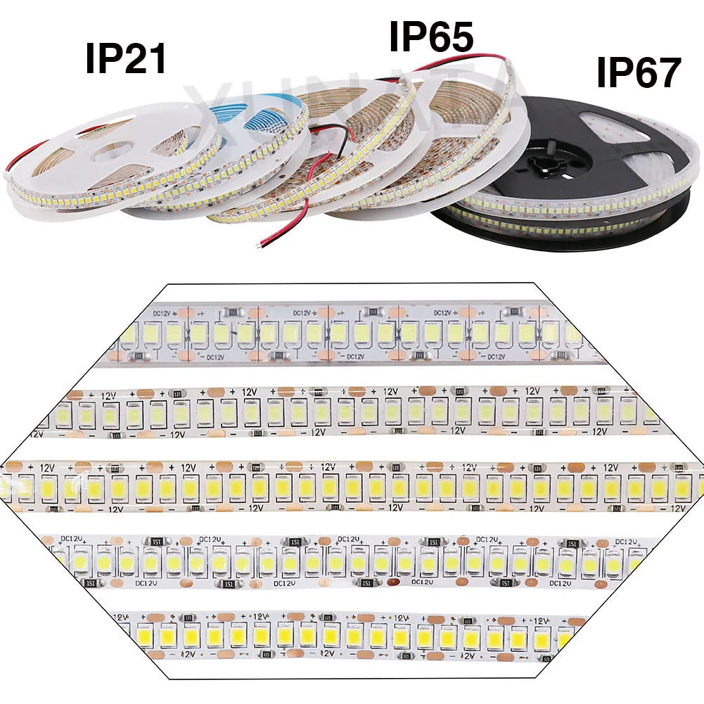 ruban led blanc adhésif 12v 24v ip21 ip65 ip67 240leds modernes salon