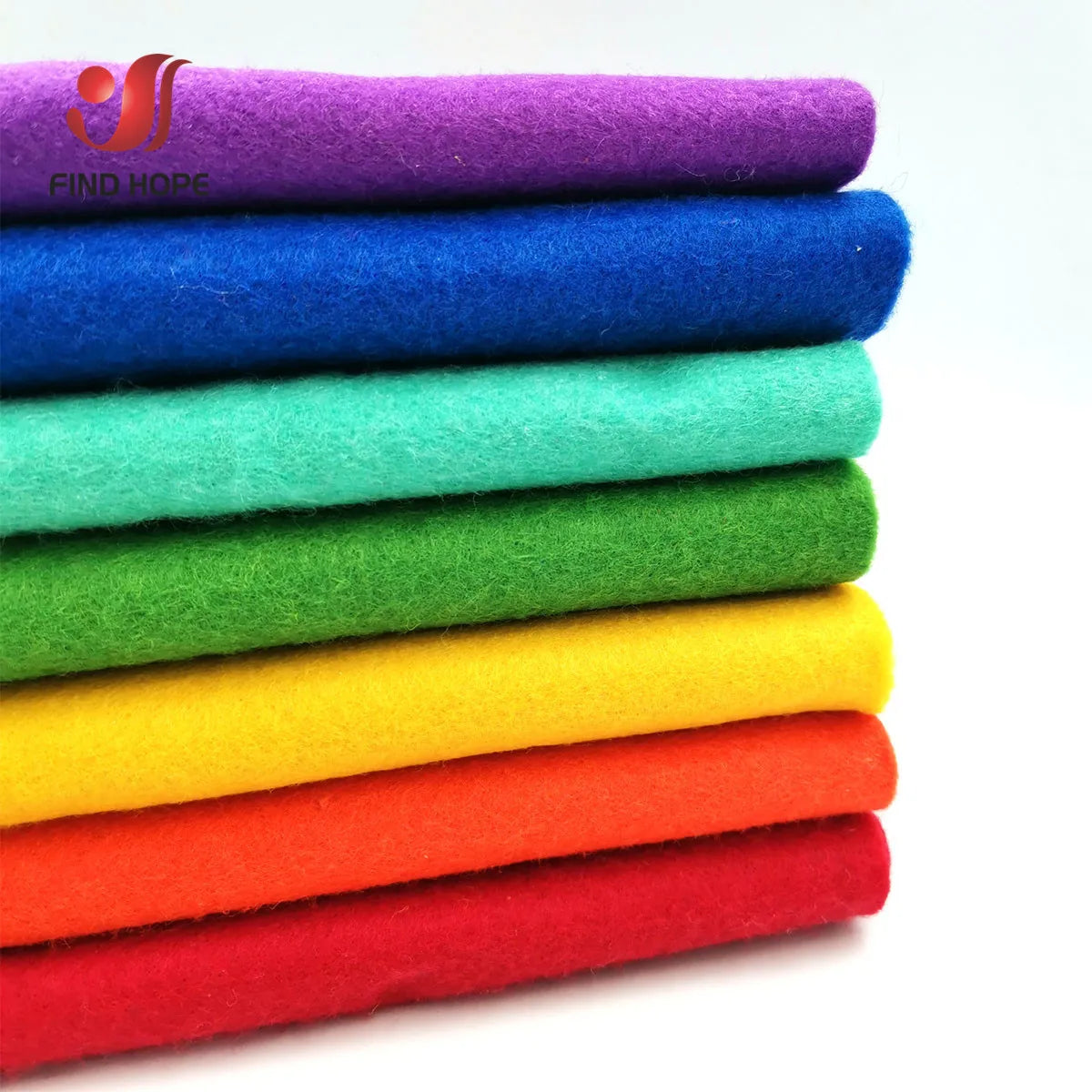 tissu feutre polyester multicolore uni texturé bricolage couture artisanat poupées décoration jouets peluche matériaux