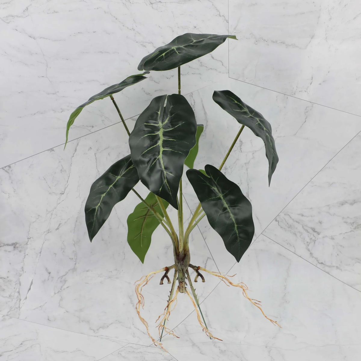 décoration intérieure plante artificielle verte feuilles modernes sans pot
