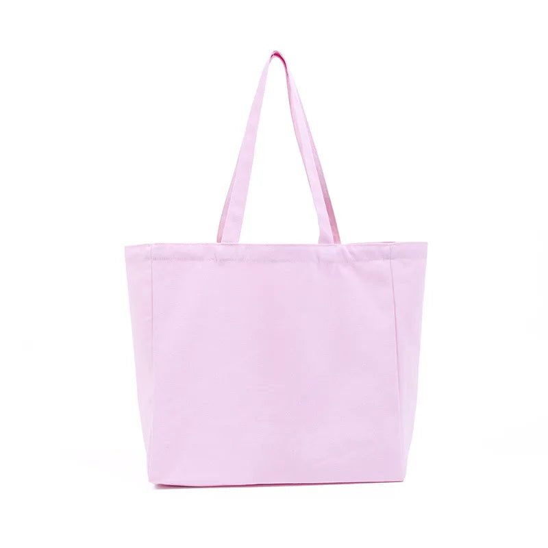 sacs shopping réutilisables couleur beige vert jaune rose orange toile respectueux environnement multifonctionnelsversible pliables