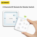 interrupteur rideau intelligent rf wifi google alexandre compatible motor stores télécommande noire moderne
