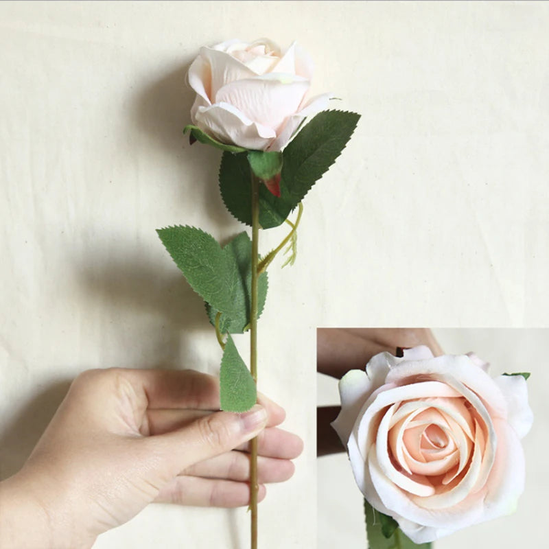 bouquet artificiel roses violet blanc decoration maison mariage anniversaire intérieur classique