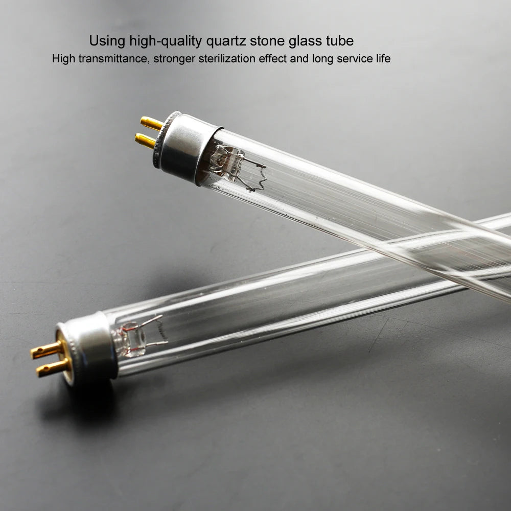 lampe uv antibactérienne blanc moderne clips transparent 6w 8w câble us eu