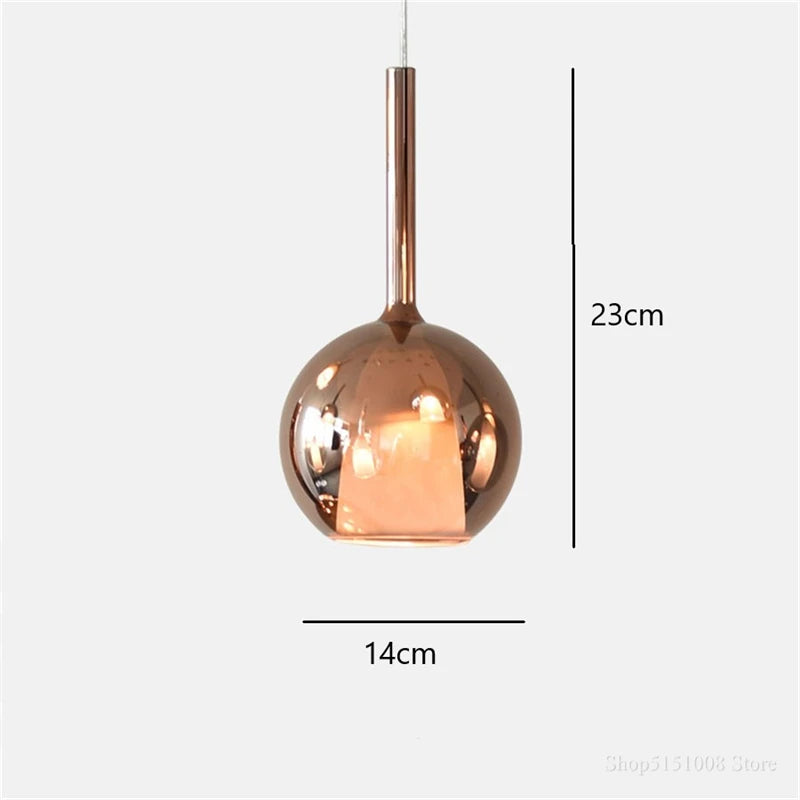 suspension lumineuse moderne transparent miroir doré led 249 2000 lumens 90 260v 5mètres carrés