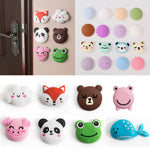 aimants frigo animaux mignons multicolores protection porte arrêt bruit 5cm 5cm cartoon