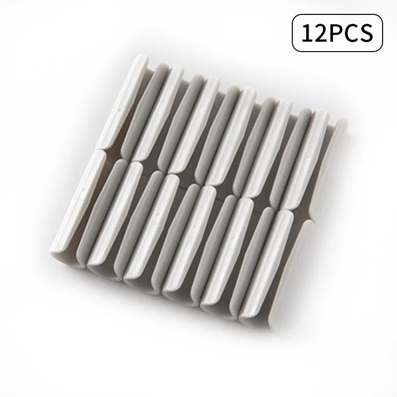 clips lit réglables caoutchouc blanc noir 4pcs triangle simple moderne