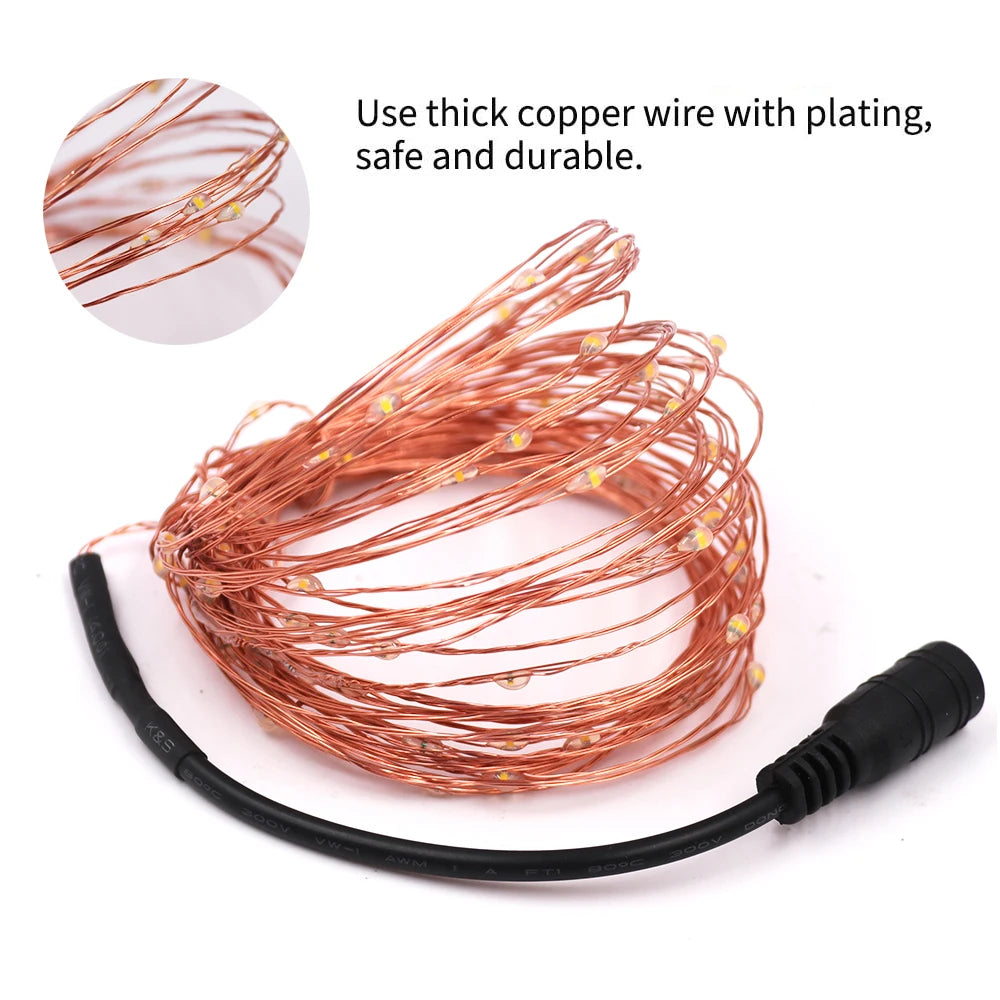 Adaptateur 12V avec interrupteur pour guirlande LED