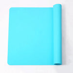 tapis cuisine silicone moderne vert bleu rouge orange marron uni durable respectueux environnement