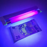 tube fluorescent uva 365nm detection fluorescence authentification billets noir moderne
