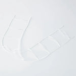 ruban coton solide blanc rayures fines 20m opacité classique couture attache rideau