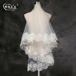 voile mariée femme rouge blanc dentelle bordure clips classique translucide adultère unique