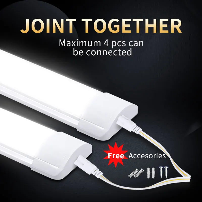 lampe led barre tube moderne blanc froid armoire cuisine salon atelier adhésif