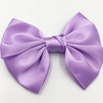 noeud papillon satiné rose clair gris rose rouge bleu clair beige noir blanc