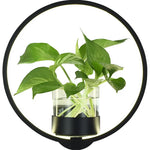 applique murale moderne minimaliste plante feuilles vertes nordique chambre cuisine entrée salle manger