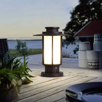 lampe sol marron foncé classique ip65 led base e27 matériau aluminium oeilletextérieur autonomeparquetintérieur