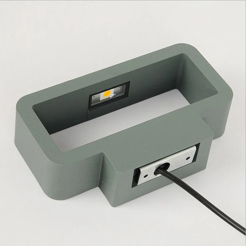 lampe murale moderne gris noir mat industrielle led 11w cuisine chambre salon entrée étude