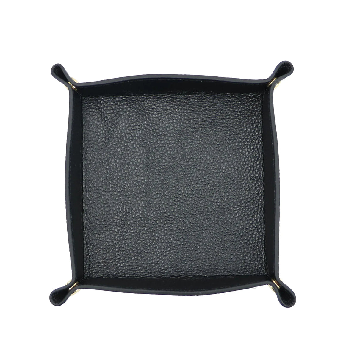 plateau rangement cuir noir rouge moderne porte clés montre carte boucles d'oreilles stylos figurine