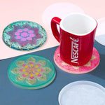 moulages silicones transparents coques fleurs motifs decoratifs table maison epoxy