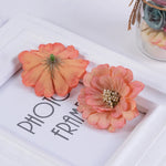 décoration intérieure fleurs artificielles lotus vintage rose vert clair mariage scrapbooking decor
