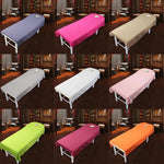 couverture protection table massage violet rose beige gris clair moderne uni