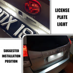 lampe plaque immatriculation blanc moderne clips connecteur électrique 12v 2400lumens prius rav4