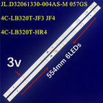 bande led blanc 554mm adhésif 6leds 3v industrielle moderne 3w fluxlumineuxabs