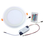plafonnier led blanc multicolore rond carré moderne télécommande 6w 9w 16w 24w