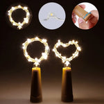 guirlande led guirlande bouteille liège lumineuse couleur chaud fêtes transparent festive