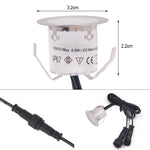 Lampe LED solaire imperméable IP67 blanc moderne câble adaptateur électrique