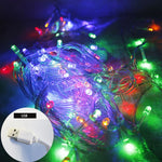 guirlande lumineuse led blanc doré décoration noël mariage fête intérieur aménagement maison moderne