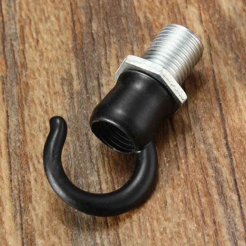 crochet lustre moderne bronze cuivre argent noir blanc lisse opaques fixations métal