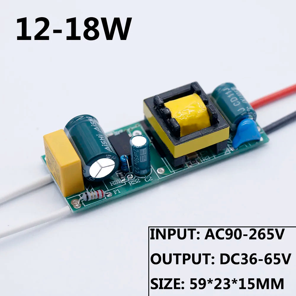 transformateur alimentation led secteur dc basse tension adaptateur éclairage électronique circuit imprimé robuste